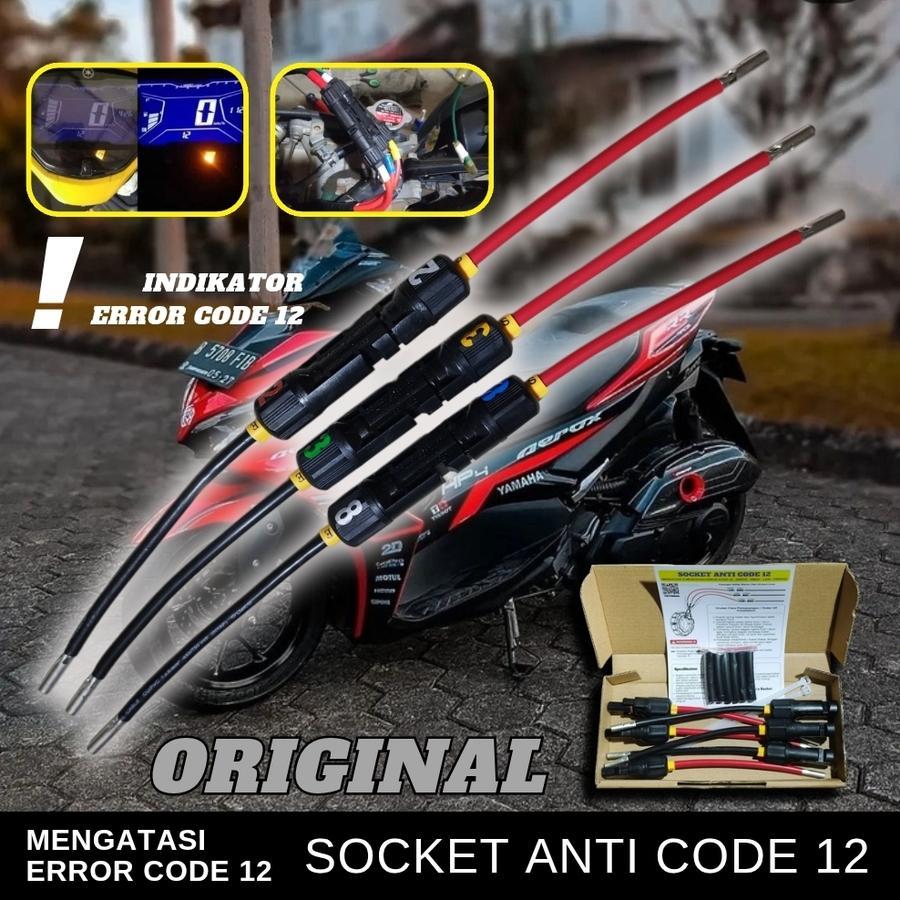 Soket Anti Kode 12 Aerox/Lexi/Nmax Waterproof