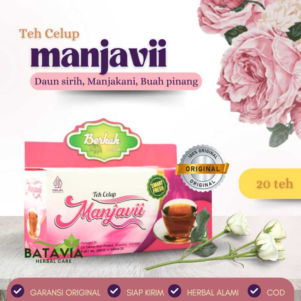 

Teh Celup Manjavii Teh Manjakani Daun Sirih Buah Pinang Sari Rapet