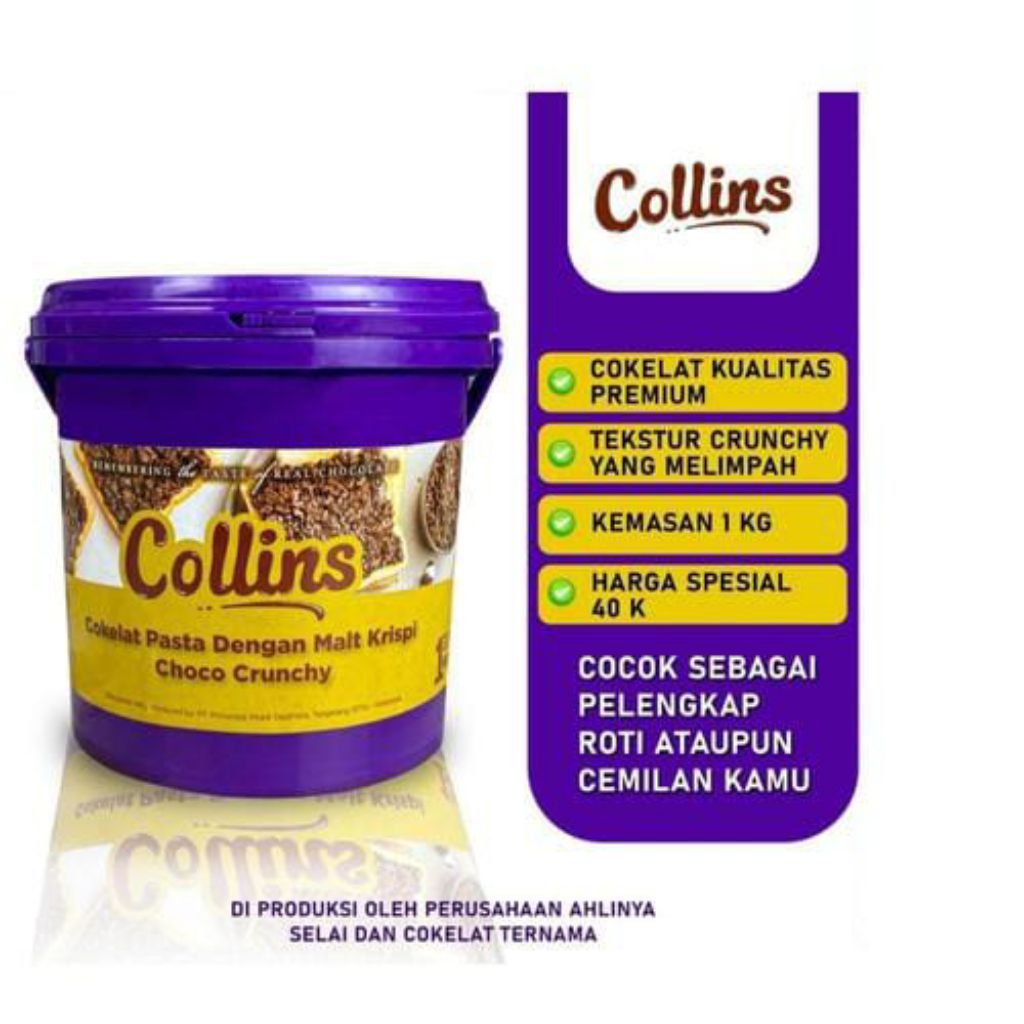 

Collins Choco Crunchy - Coklat Crunchy Donat 1kg