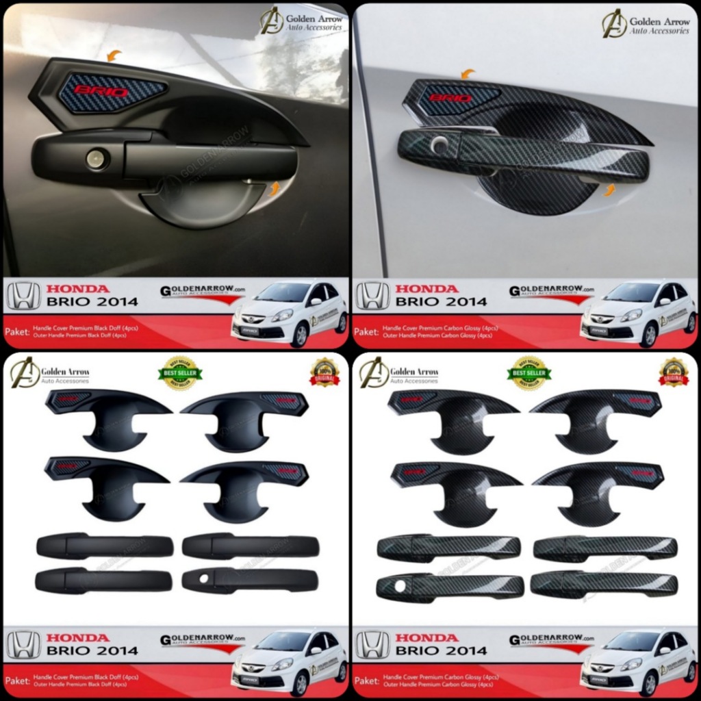 PAKET Brio 2014 Up to 2017 Cover Handle + Outer Handle Premium