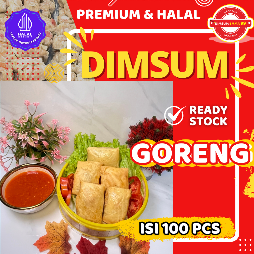 

DIMSUM GORENG CRISPY 4 PCS Halal dan Lezat