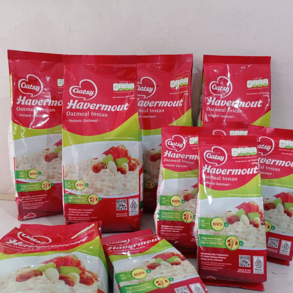 

Oatsy havermout oatmeal instan 200 gram | oatsy oatmeal instan | oatmeal instan