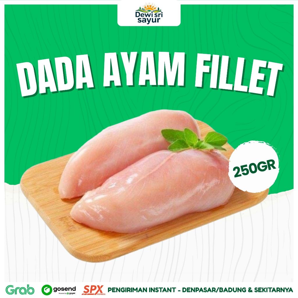 

Dada Ayam Fillet 250gr – Dewi Sri Sayur