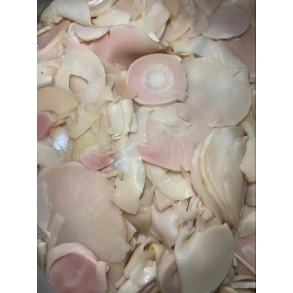 

rebung iris / tunas bambu muda fress paket 5kg