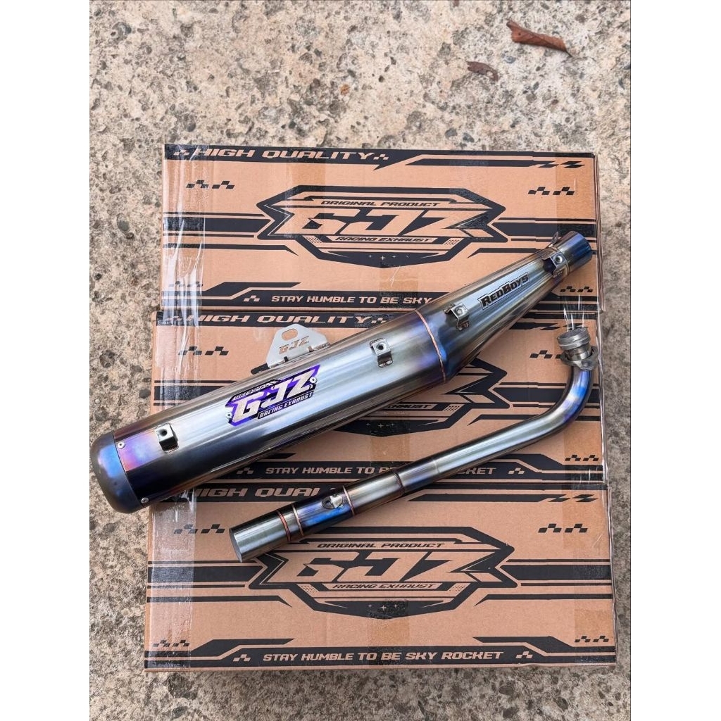 Knalpot Original Standar Racing Gjz Racing Exhaust Jupiter Z Z1 V3 VegaR ZR Vega New