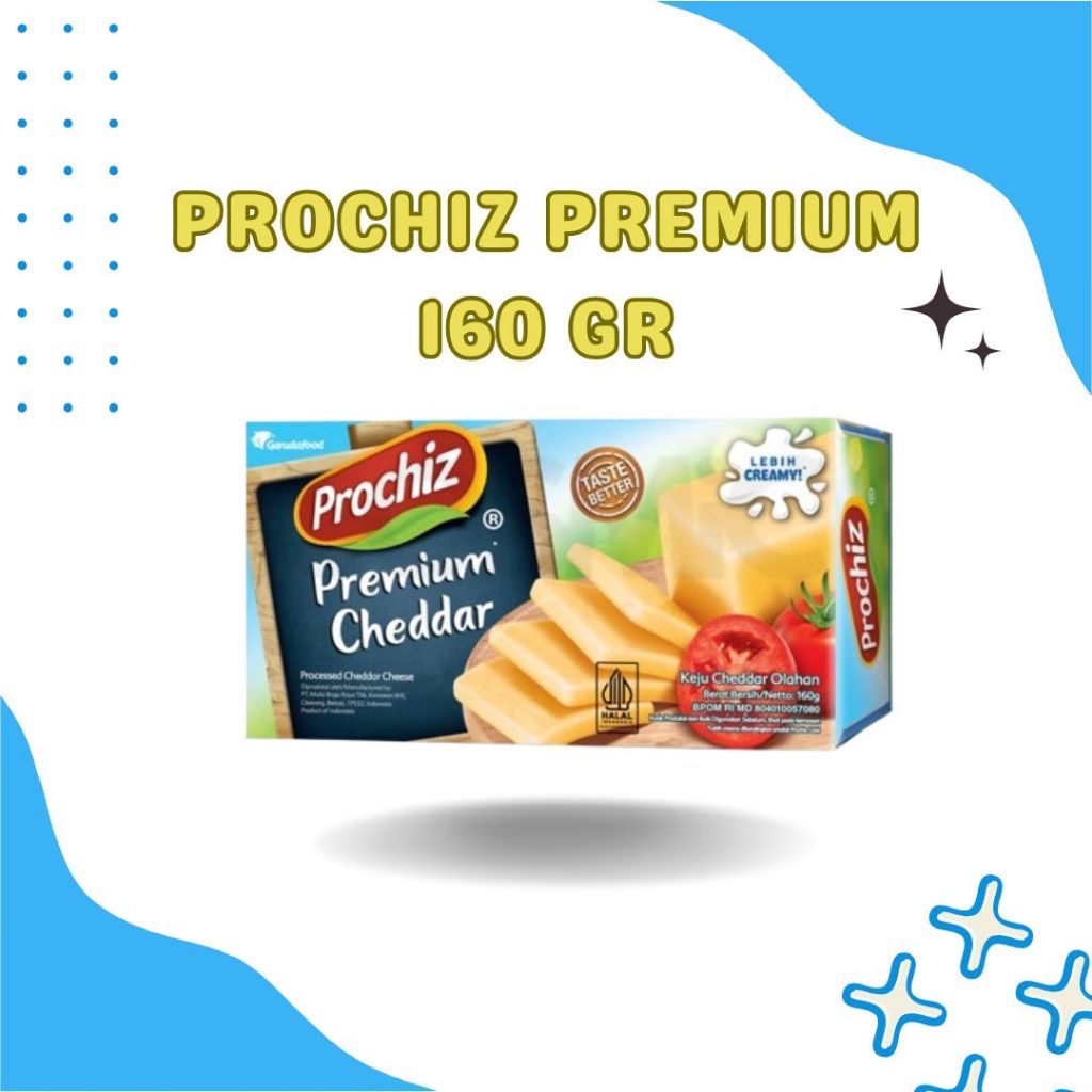 

PROCHIZ CHEDDAR PREMIUM / CHEDDAR ROYALE 160 GR