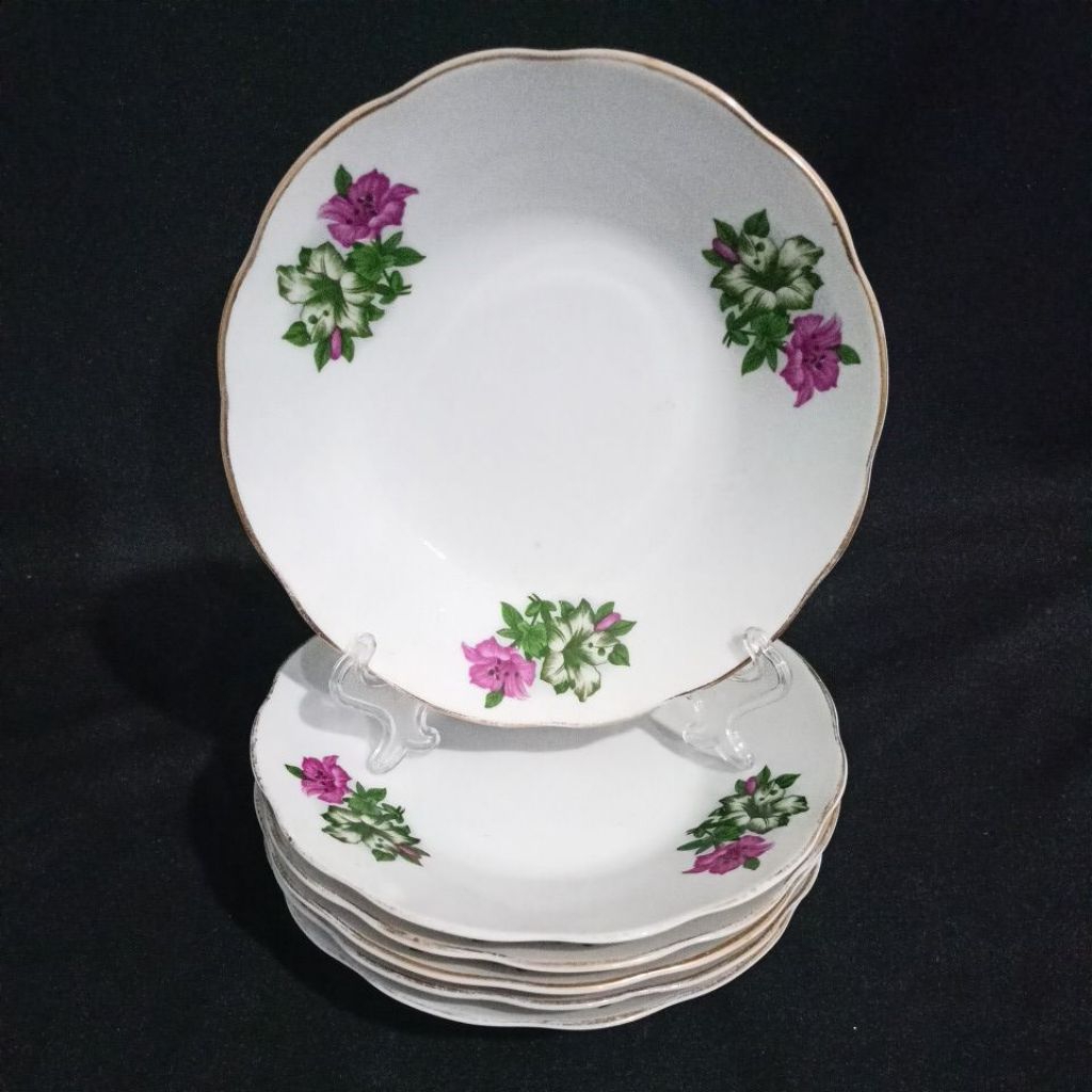 Piring Kacang lawas Bunga kangkung d15 (6)