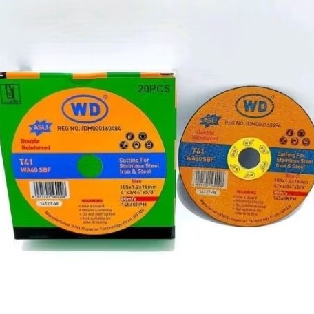 Batu Gerinda Potong WD 4 inch // Mata Gerinda Potong WD 4 inch // Mata Gerinda 4 inch // Cuting Whee