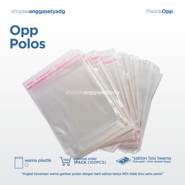 PLASTIK OPP  UKURAN 30x40 CM PACKAGING TANPA SABLON