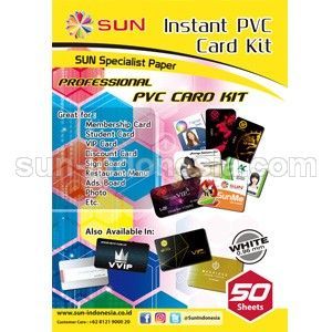 

SUN PVC ID Card 0.96 Super White (Isi 50 Set)