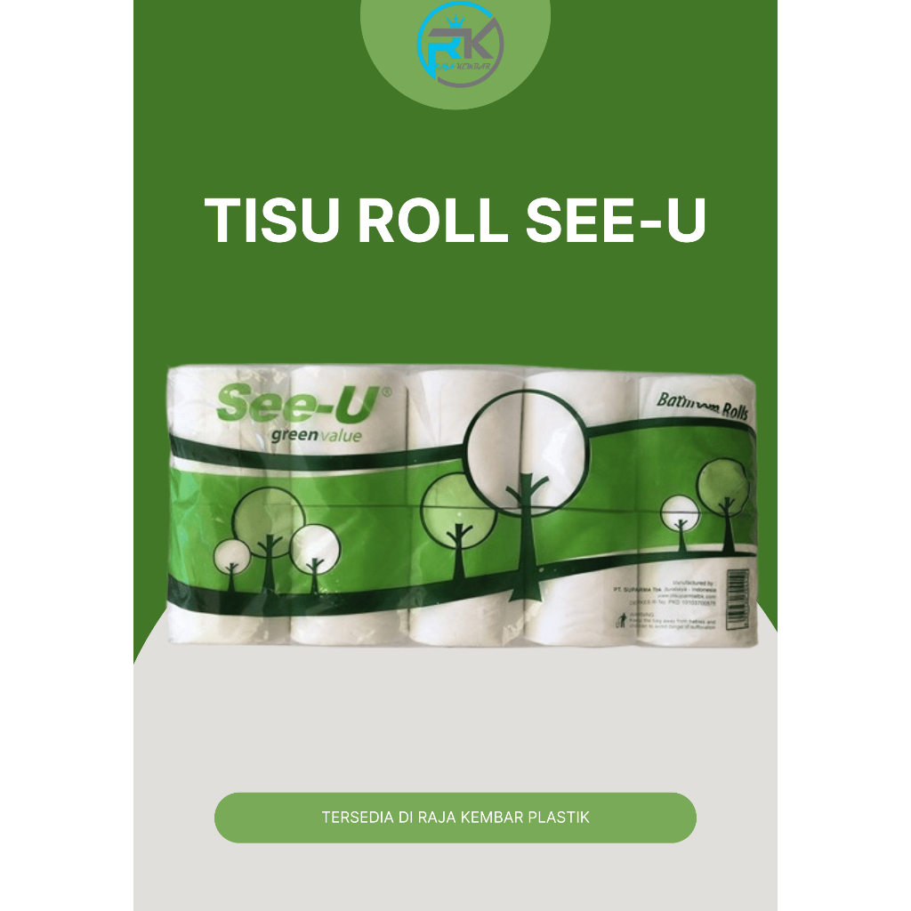 See-U Bathroom Roll Tisu Toilet Tulang - Tisu Toilet Roll Tulang See u / Tissue See U ISI 10 ROL