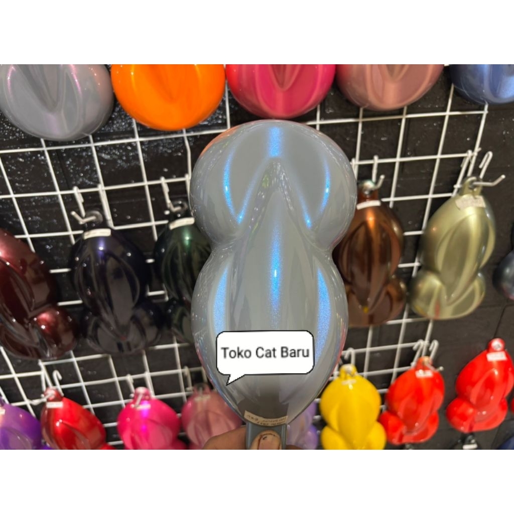 Cat Nardo Grey Solid PU + Free Lembayung Biru
