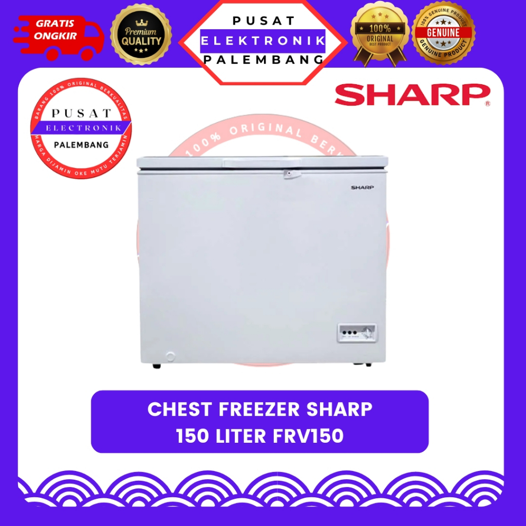 CHEST FREEZER SHARP FRV150 CHEST FREEZER PALEMBANG