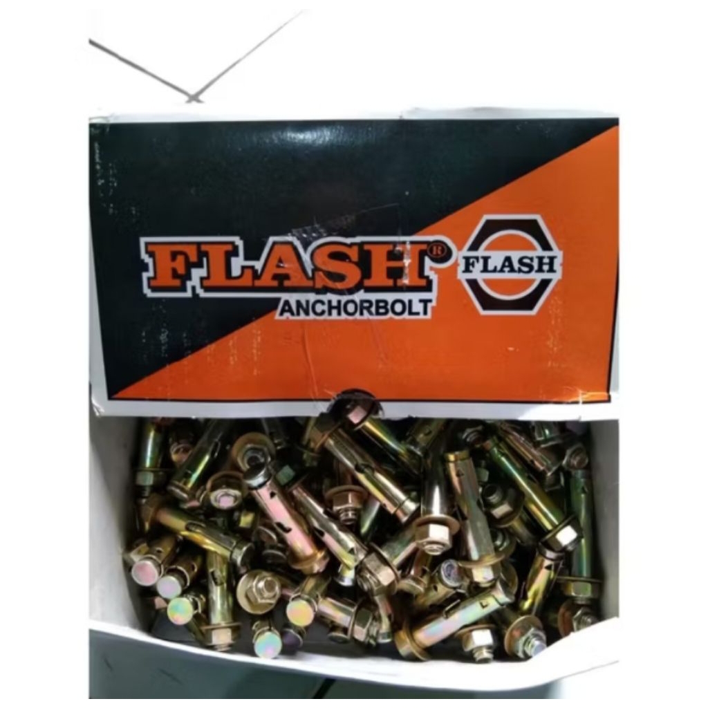 Dynabolt M8x48mm merk Flash 1 dus isi 200pcs