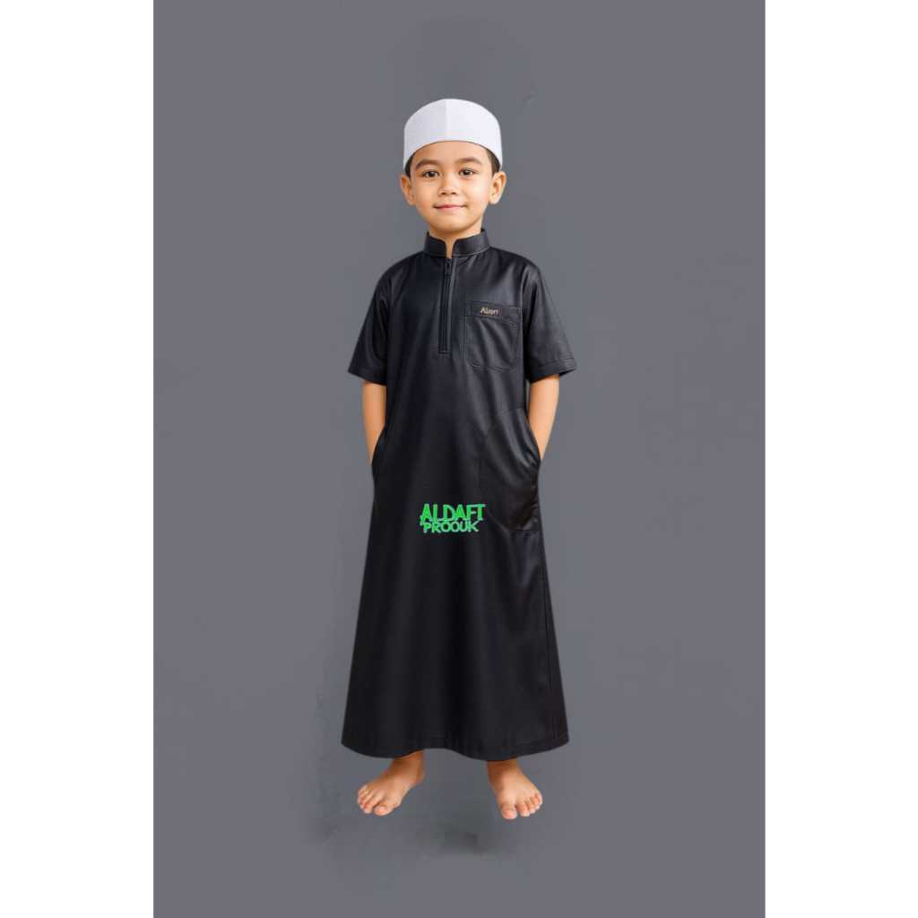 Jubah Anak Laki laki Lengan pendek premium Gamis Anak Laki laki Lengan pendek premium