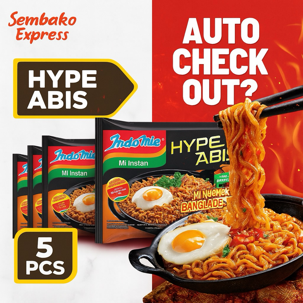 

Indomie Hype Abis Mi Nyemek Bangladesh Kari – 5 Pcs | Super Pedas & Gurih Resep Warkop