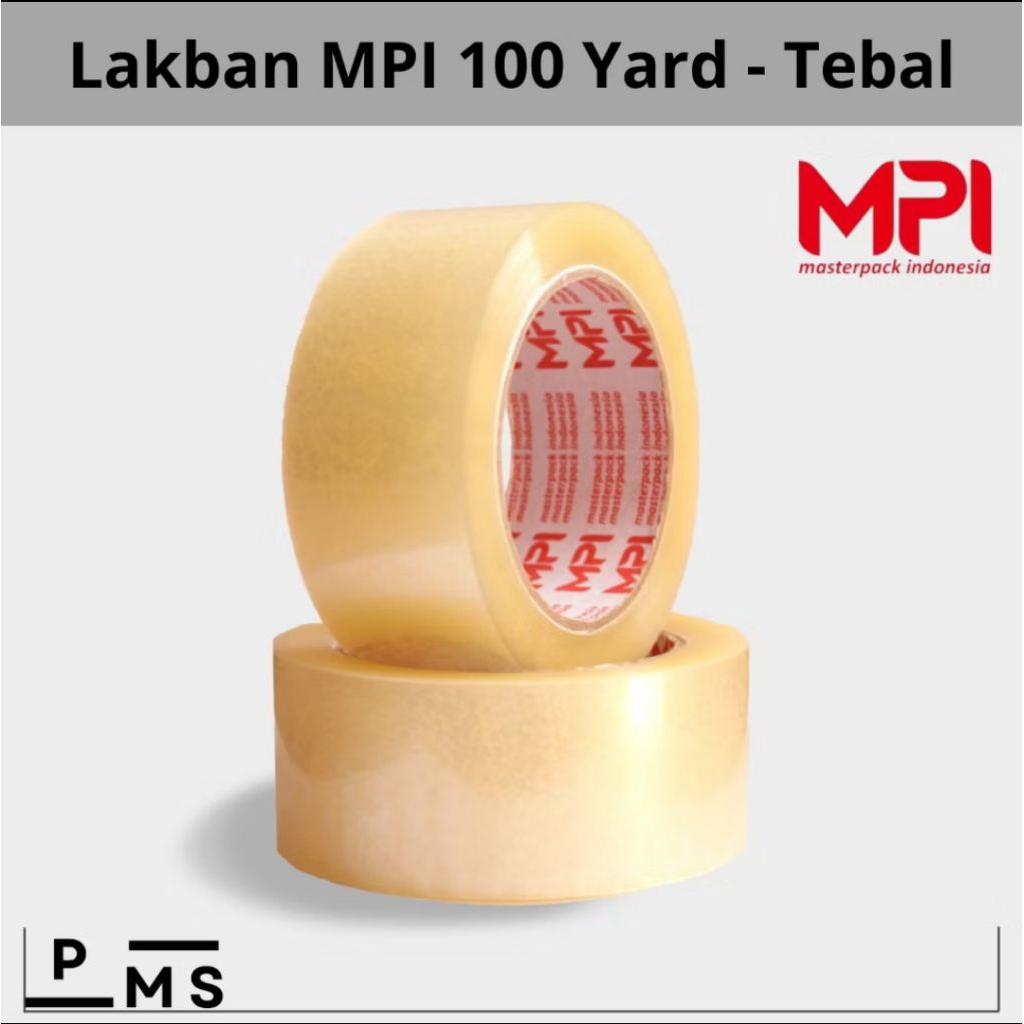 

LAKBAN BENING MPI 45MM 100 YARD MASTER PACK INDONESIA