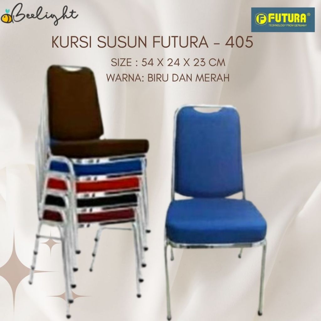 KURSI SUSUN FUTURA 100% ORIGINAL / KURSI TUMPUK / KURSI PESTA / KURSI MEETING