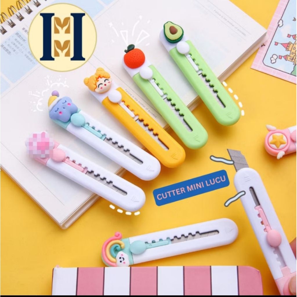 

CUTTER MINI PORTABLE OLSHOP/ CUTTER KECIL TAJAM/ CUTTER MINI PANJANG LUCU