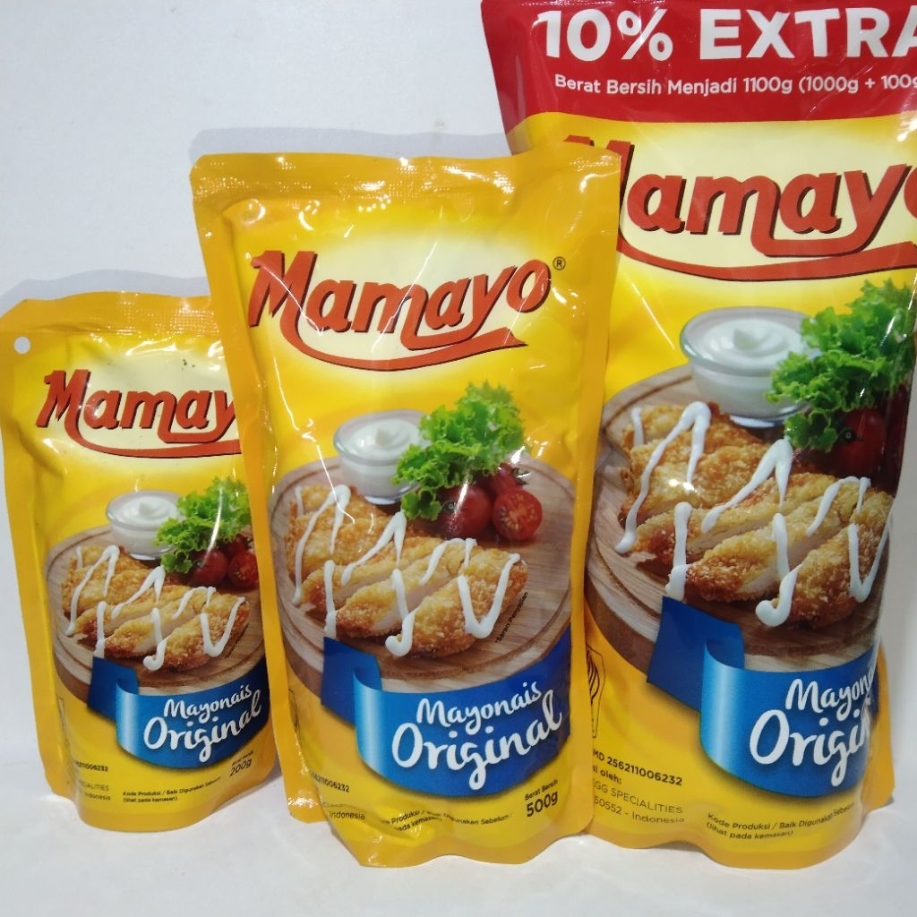

Mamayo Mayonaise ukuran 1kg 500gr 200gr