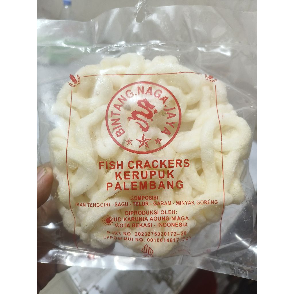 

kerupuk keriting bangka 2pcs bintang naga