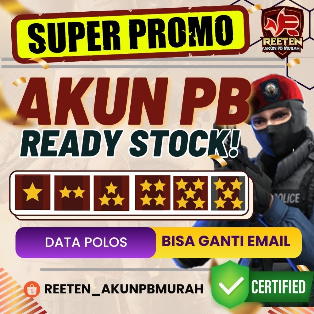 READY CHAR POINTBLANK BINTANG 1 (B1) SULTAN / AKUN PB MURAH