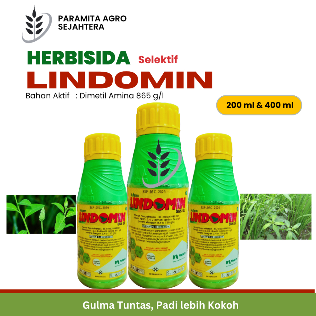 LINDOMIN 865 SL HERBISIDA SELEKTIF NUFARM