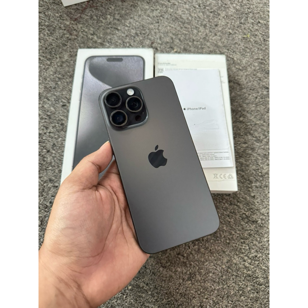 iphone 15 pro max 512gb ibox second black titanium