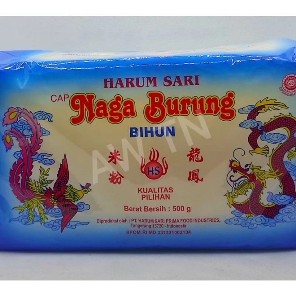 

bihun cap naga burung kemasan 500 gram