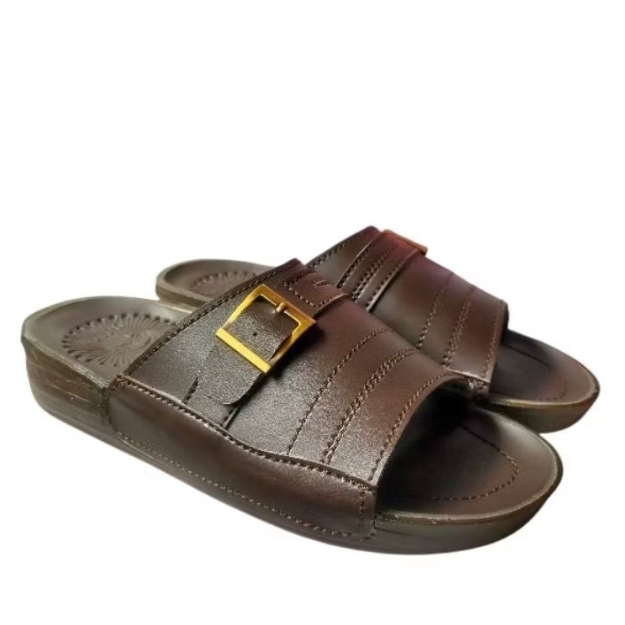 Sandal Indian Model Gesper Original Handmade Sandal Indian Pria Original