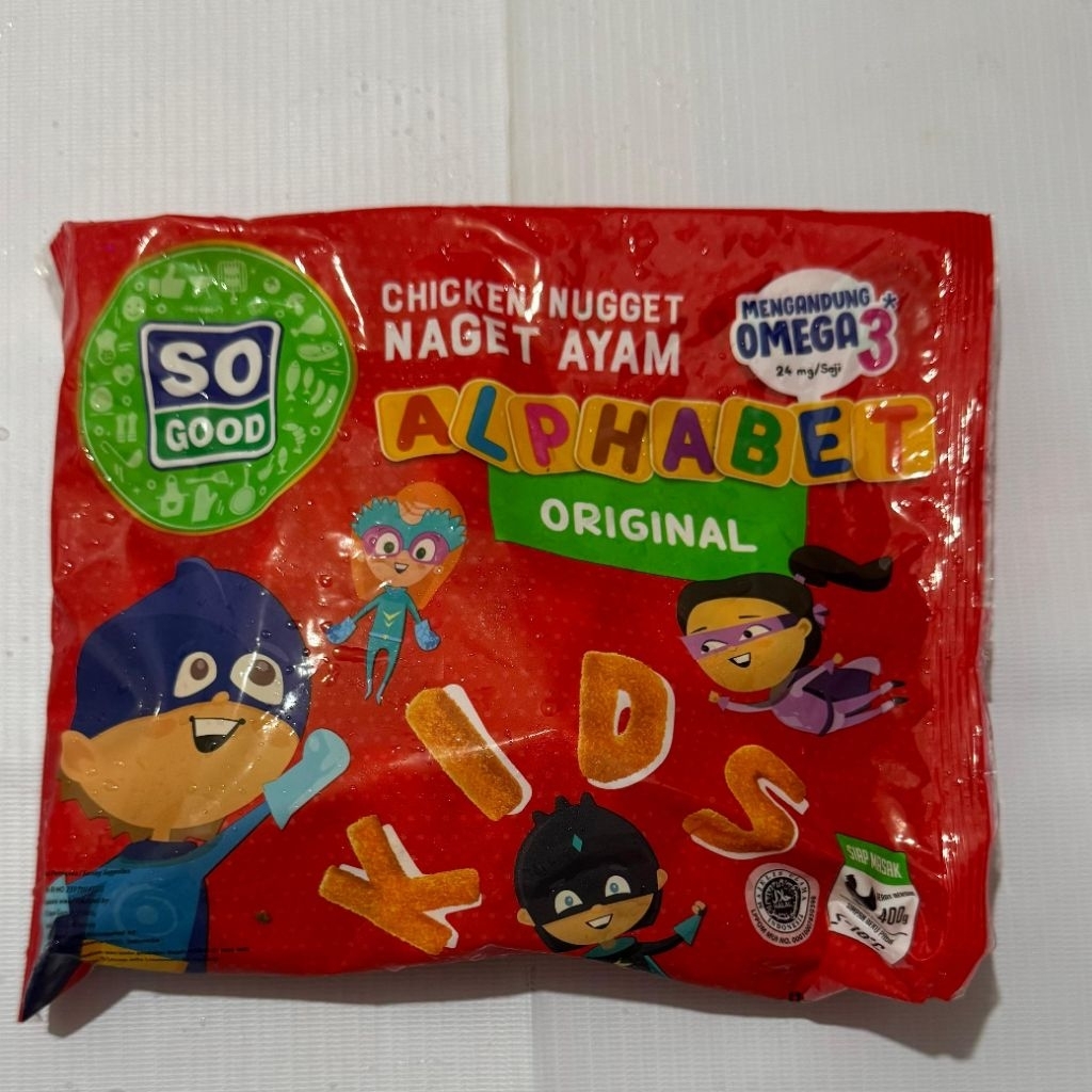 

SO GOOD Chicken Nugget Alpabet 400gram