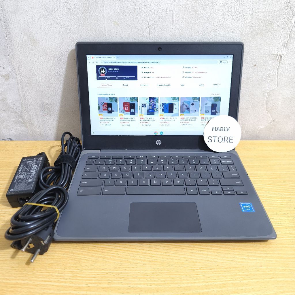 LAPTOP HP CHROMEBOOK CELERON N4020 N4120 4GB 12 INCH SECOND MULUS BERGARANSI