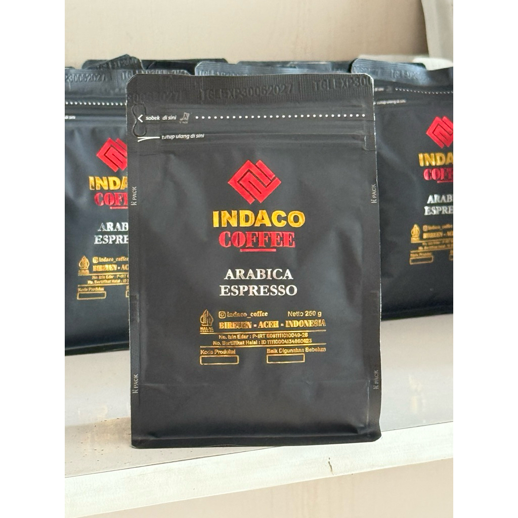 

KOPI INDACO ARABICA ESPRESSO 250 gram