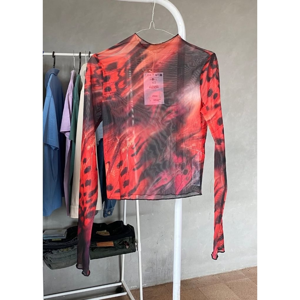 Preloved Bershka Mesh Top