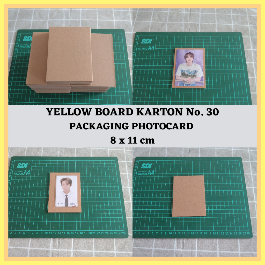 

Yellow Board Kertas Karton Tebal Packaging Photocard 8 x 11 cm No. 30