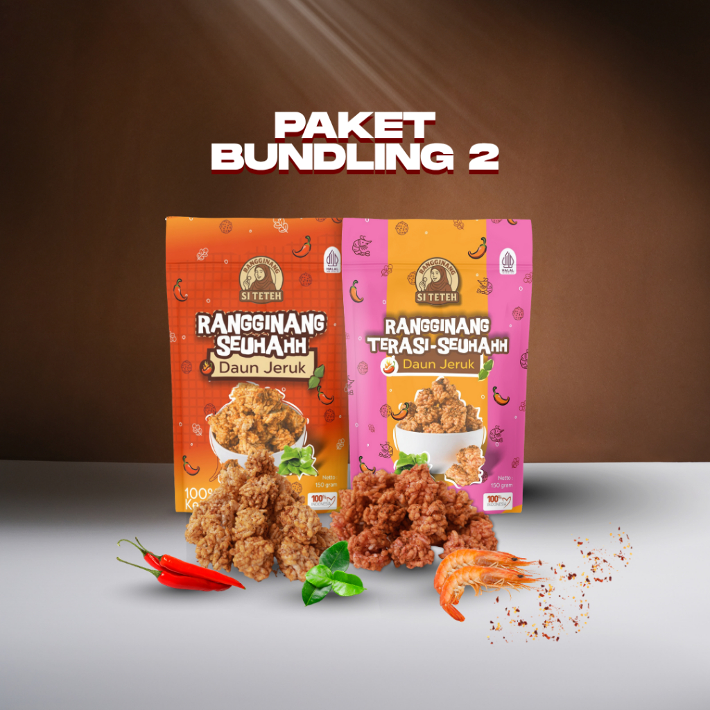 

[PAKET BUNDLING] Rengginang Bulat Mini - ALL VARIAN – Ranginang SiTeteh – 150gr x 2