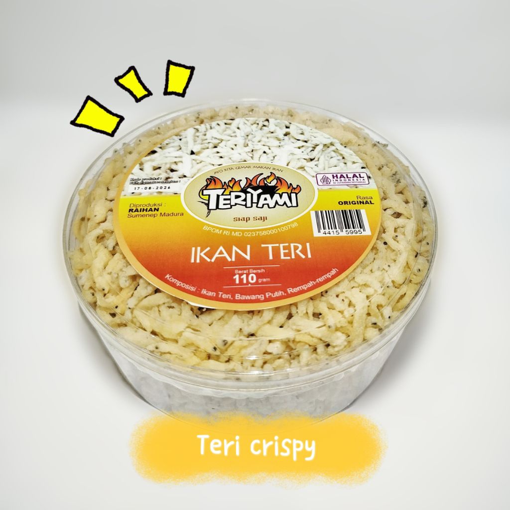 

Teriyami Teri crispy camilan bergizi homemade renyah