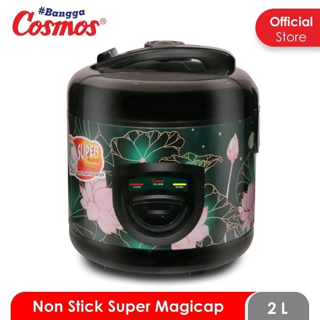 Crj 8228 B Rice Cooker Cosmos Big Capacity 2 Liter Magic Com Cosmos Crj 8228b Cosmos crj8228b