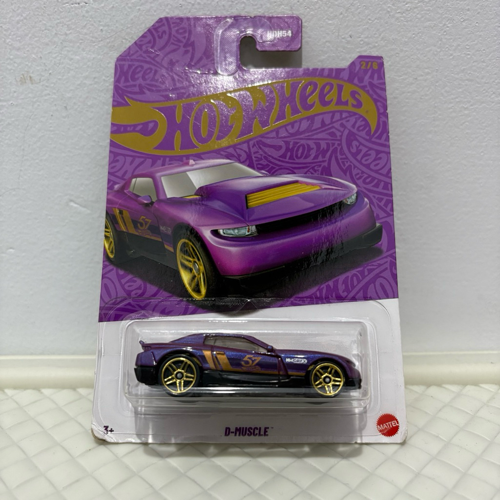 Hot Wheels D Muscle Purple and Gold
