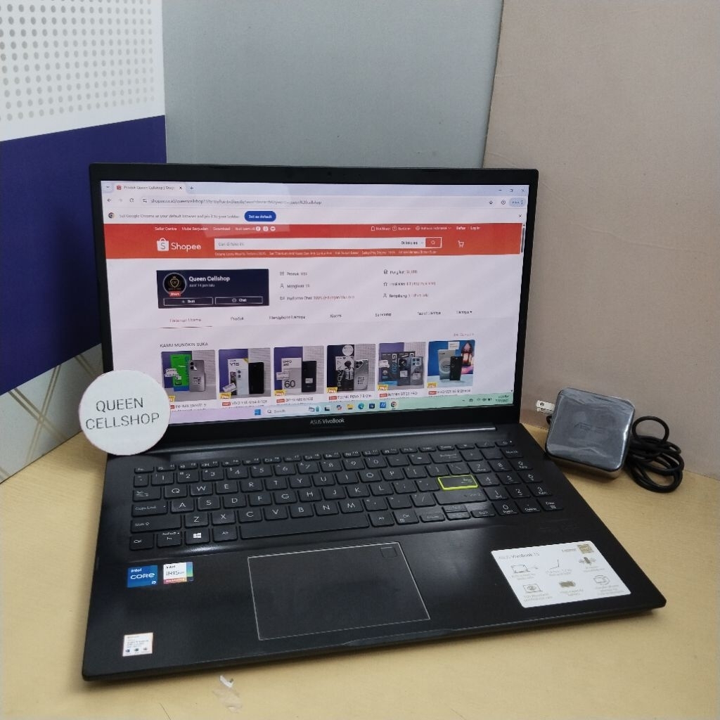 LAPTOP ASUS VIVOBOOK15 X513EAN K513EA CORE i5 1135G7 8GB SSD 256GB 15INCH SECOND MULUS BERGARANSI