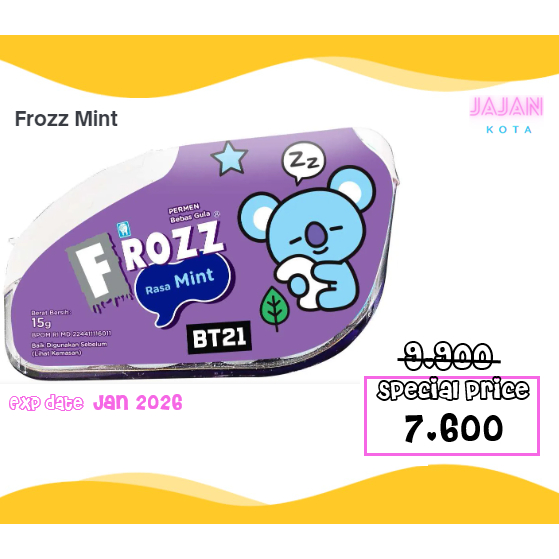 

Frozz Permen Mint 15 gram