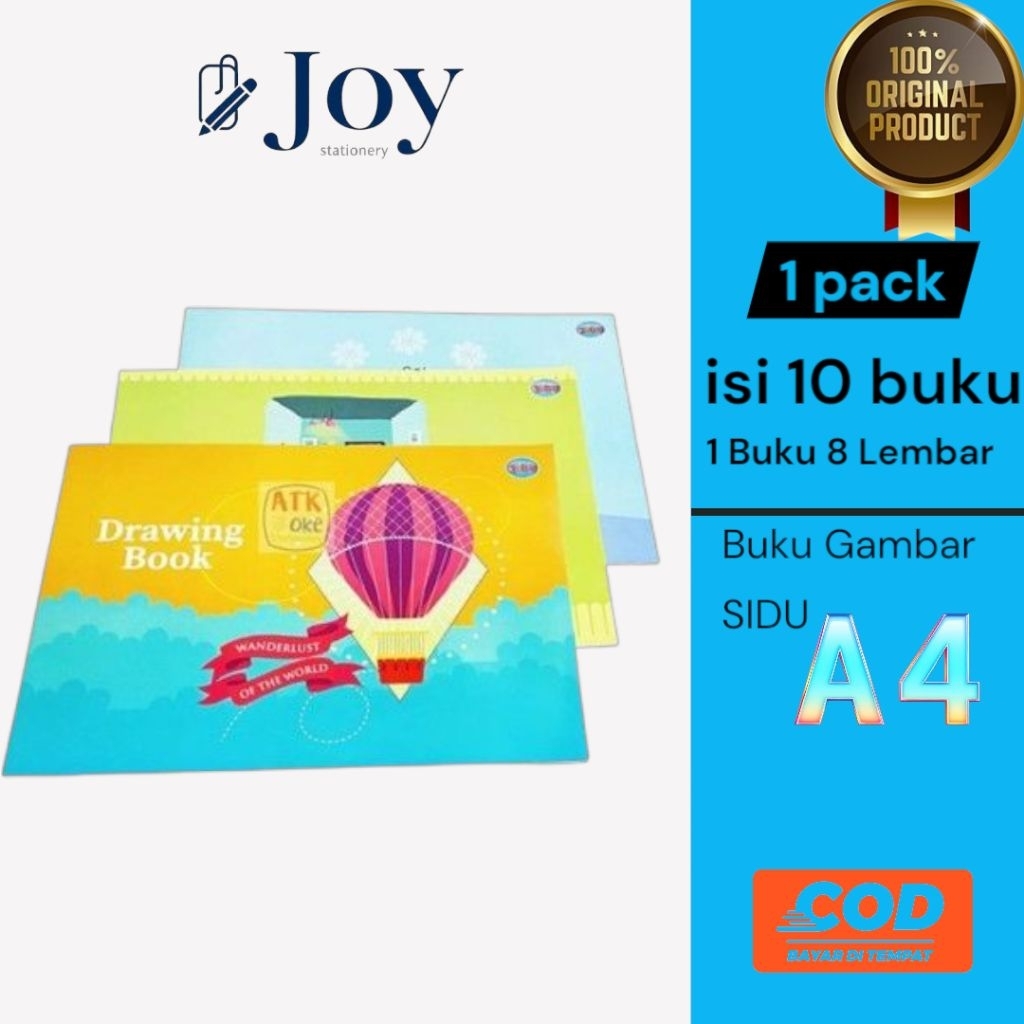 

Drawing Book Sinar Dunia / Buku Gambar Sidu A4 / Buku Menggambar Anak