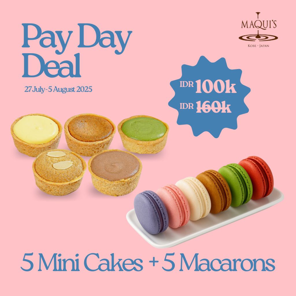 

5 Minicakes dan 5 Macaroons 100k