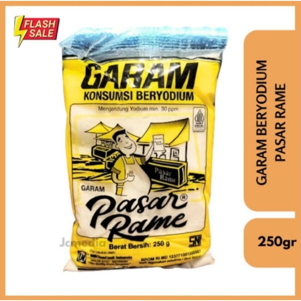 

garam berzodium pasar rame 250grm 10PCS