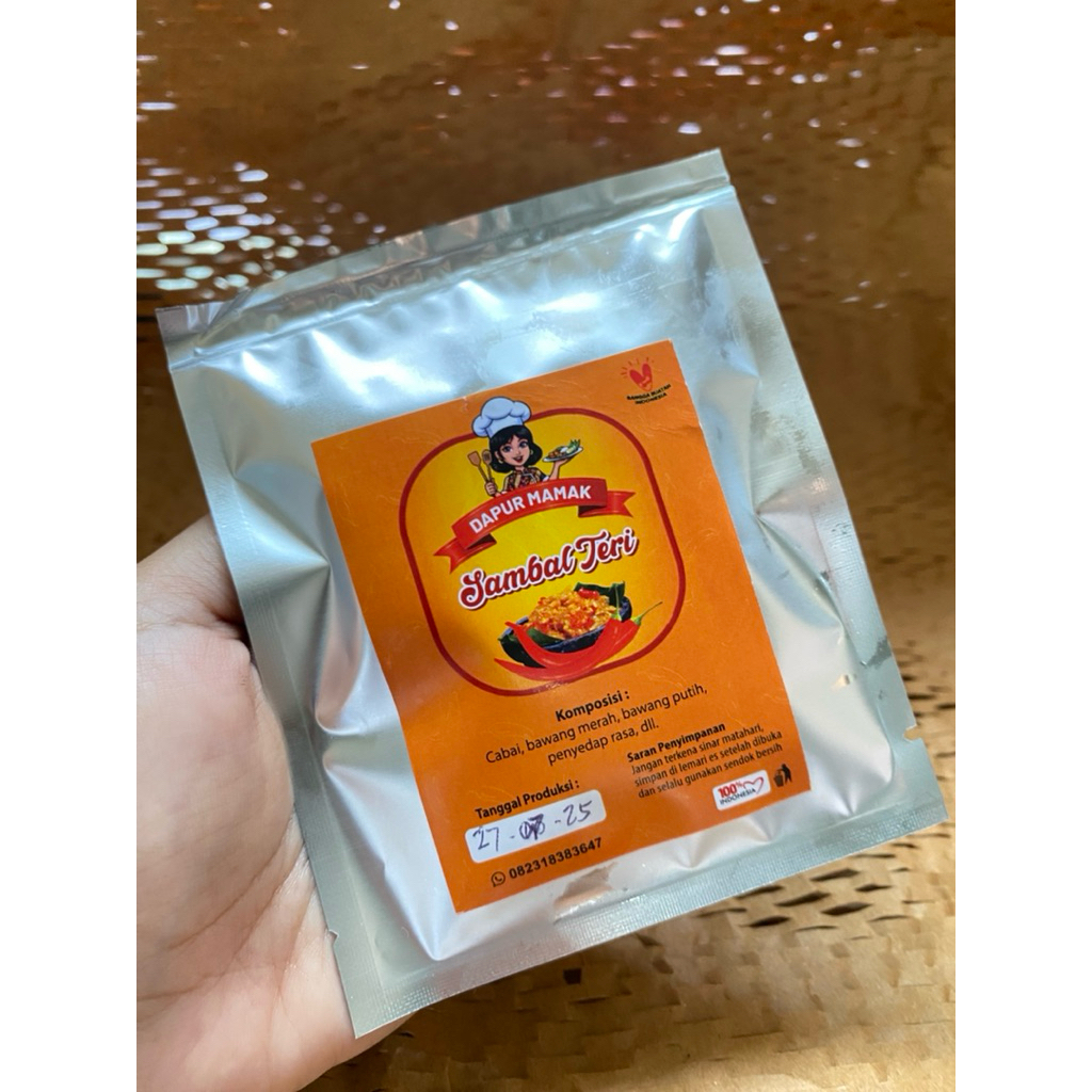

Sambal Teri Kemasan Saset