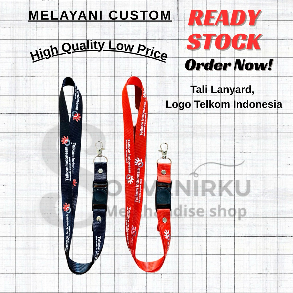 

Tali Lanyard Logo Telkom Indonesia