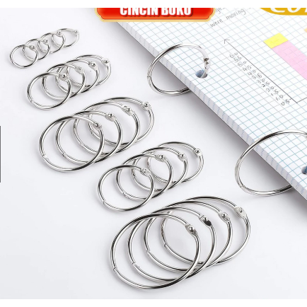 

[HsLapak] RING BINDER /RING BINDER BUKA TUTUP / RING BINDER BESI SCRAPBOOK / RING BULAT BUKA TUTUP BINDER RING / RING GANTUNGAN KUNCI RING PENGAIT BUKU SERBAGUNA