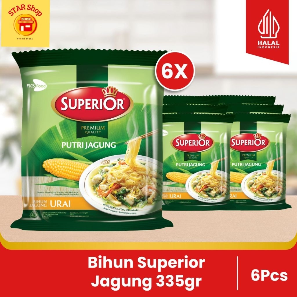 

Paket Bundling - Bihun Superior - Jagung - 12 Keping - 6pcs