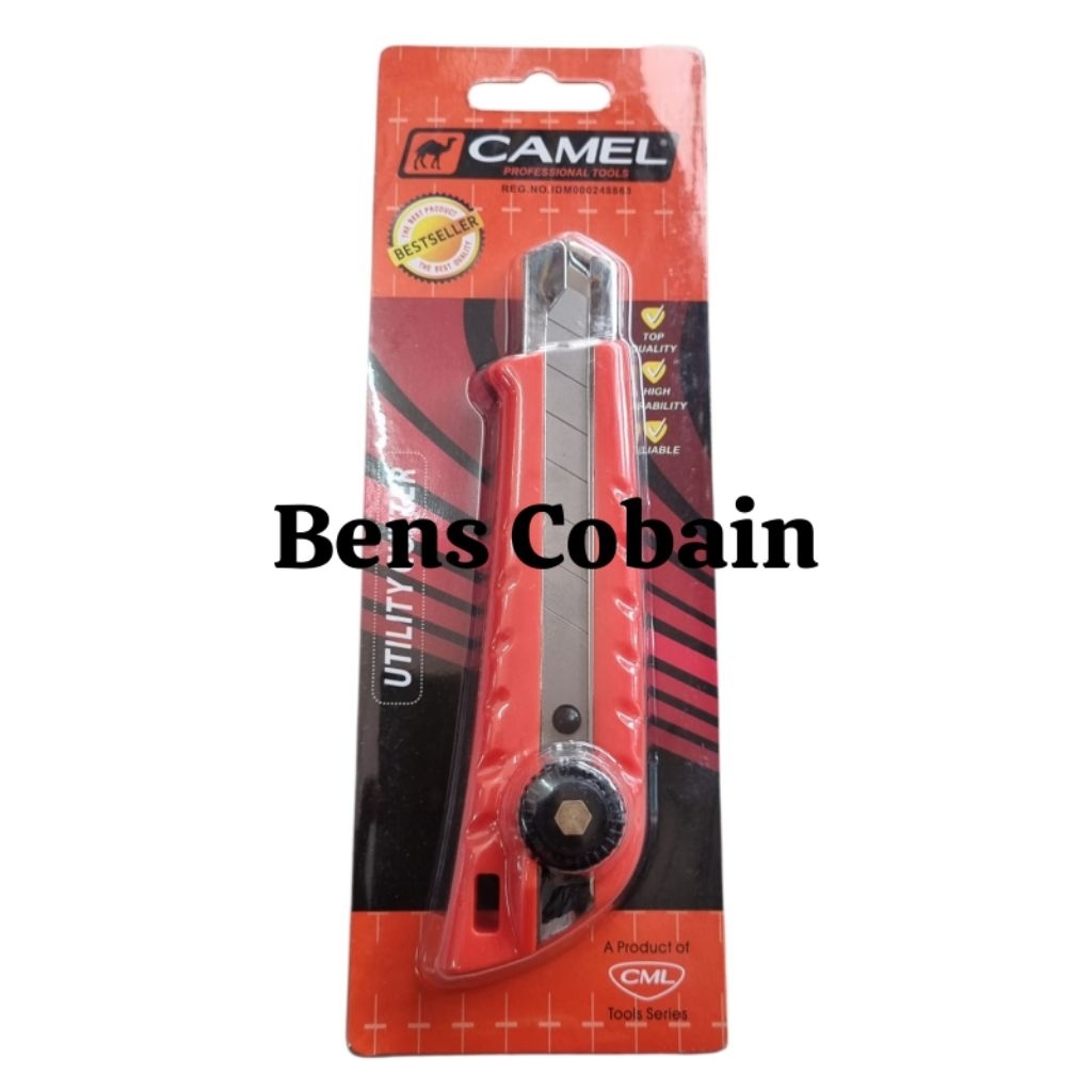 

Pisau Cutter Putar 18mm Pisau Cutter Camel Tajam