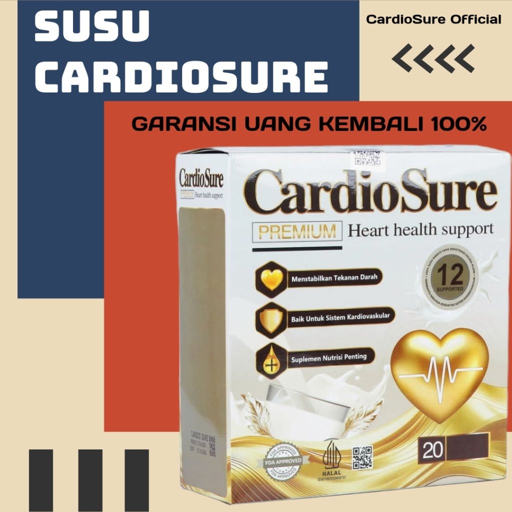 

CARDIOSURE ASLI | Cardiosure premium susu multikhasiat